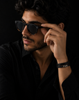 CATERSIDE New Retro Punk Men Sunglasses Square Personalized