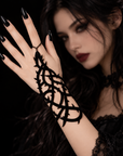 Dark Spider Web Bracelet