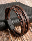 Classic Men's Leather Bracelet New Style