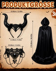 Gothic Velvet Devil Set