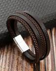 Classic Men's Leather Bracelet New Style