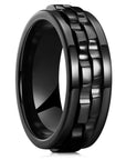 Fashion Punk Style Gear Rotating Anxiety Fidget Ring