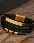 Classic Men's Leather Bracelet New Style