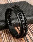 Classic Men's Leather Bracelet New Style