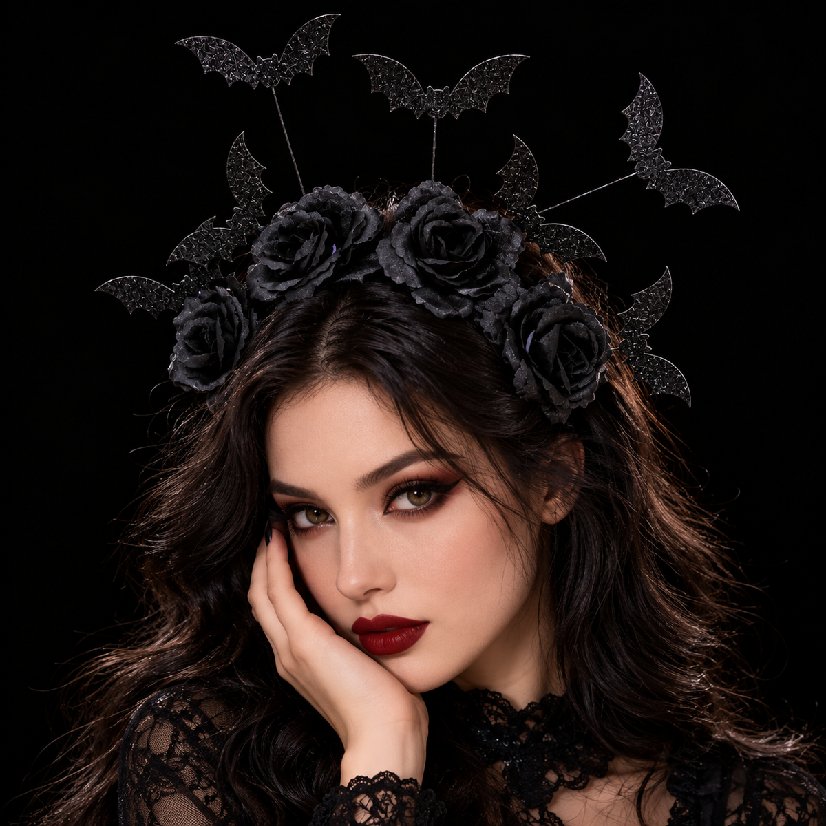 Dark Gothic Witch Headband