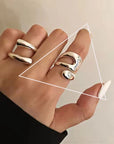 VENTFILLE 925 Sterling Silver Rings INS Fashion