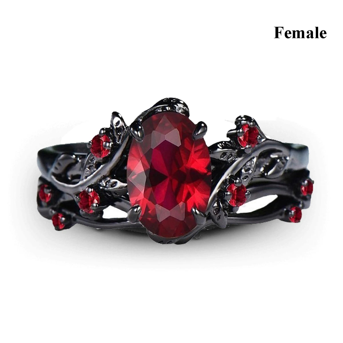 Celtic Dragon Romance Ring Set