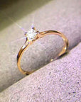 Huitan Minimalist Women's Wedding Rings