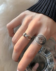 VENTFILLE 925 Sterling Silver Rings INS Fashion