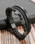 Classic Men's Leather Bracelet New Style