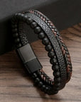 Classic Men's Leather Bracelet New Style