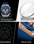 Business Quartz Men's Wristwatch Chronograph
