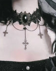 Neo-Gothic Clavicle Choker