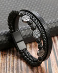 Classic Men's Leather Bracelet New Style