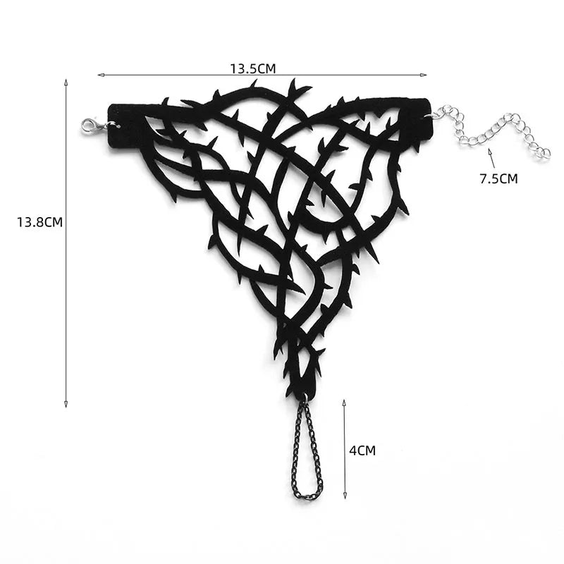 Dark Spider Web Bracelet