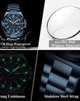 Fashion Classic Men Wristwatches Stainless Steel Waterproof