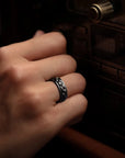 Fashion Punk Style Gear Rotating Anxiety Fidget Ring
