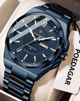 Fashion Classic Men Wristwatches Stainless Steel Waterproof