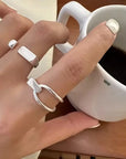VENTFILLE 925 Sterling Silver Rings INS Fashion