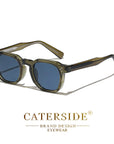 CATERSIDE New Retro Punk Men Sunglasses Square Personalized