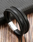 Classic Men's Leather Bracelet New Style