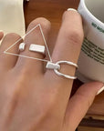 VENTFILLE 925 Sterling Silver Rings INS Fashion
