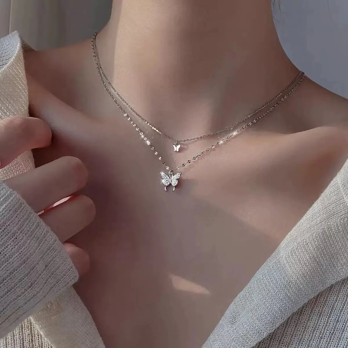 New Shiny Butterfly Necklacefor Women