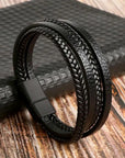 Classic Men's Leather Bracelet New Style