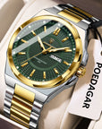 Fashion Classic Men Wristwatches Stainless Steel Waterproof
