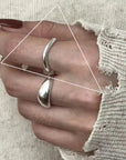 VENTFILLE 925 Sterling Silver Rings INS Fashion