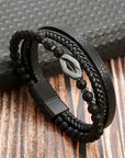 Classic Men's Leather Bracelet New Style