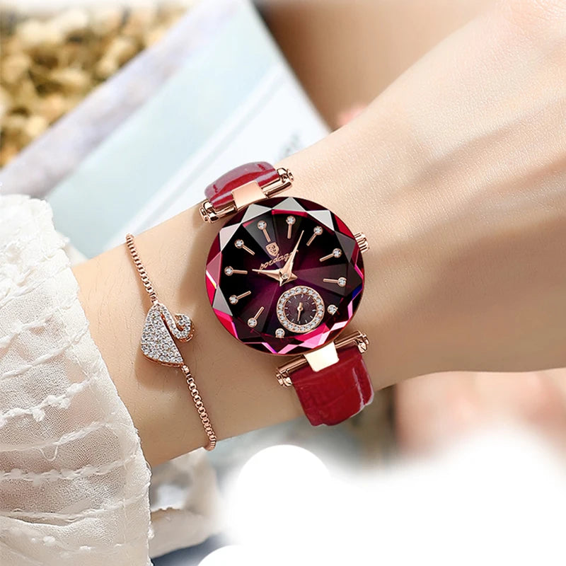 Top Luxury Watches For Women Waterproof Leather High Quality
