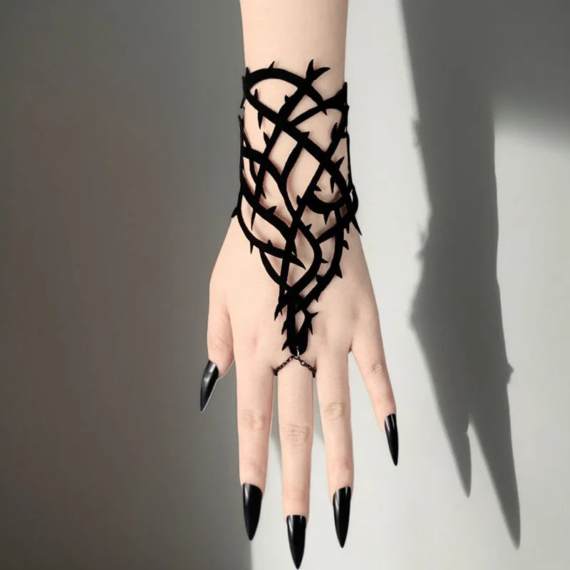 Dark Spider Web Bracelet