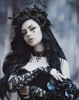 Dark Gothic Witch Headband