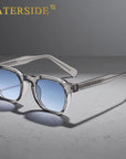 CATERSIDE New Retro Punk Men Sunglasses Square Personalized