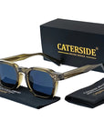 CATERSIDE New Retro Punk Men Sunglasses Square Personalized