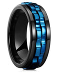 Fashion Punk Style Gear Rotating Anxiety Fidget Ring