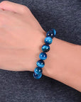 1Pc 6/8/10mm Minimalist Blue Tiger Eye