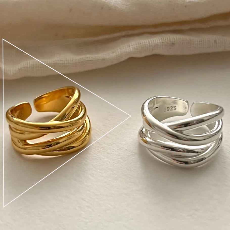 VENTFILLE 925 Sterling Silver Rings INS Fashion