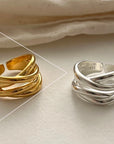 VENTFILLE 925 Sterling Silver Rings INS Fashion
