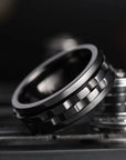 Fashion Punk Style Gear Rotating Anxiety Fidget Ring