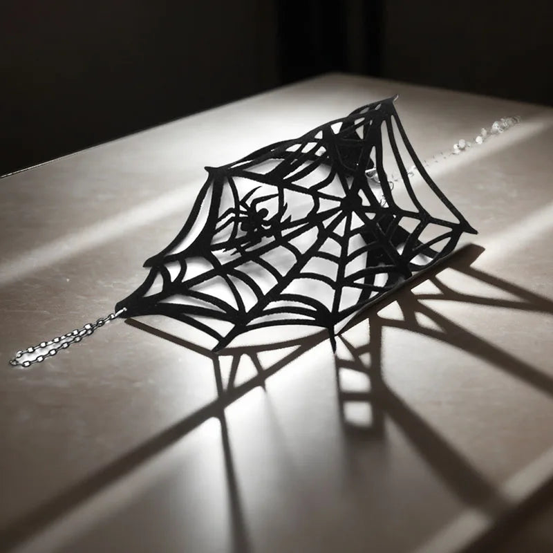 Dark Spider Web Bracelet