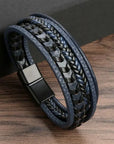 Classic Men's Leather Bracelet New Style