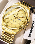 Fashion Classic Men Wristwatches Stainless Steel Waterproof